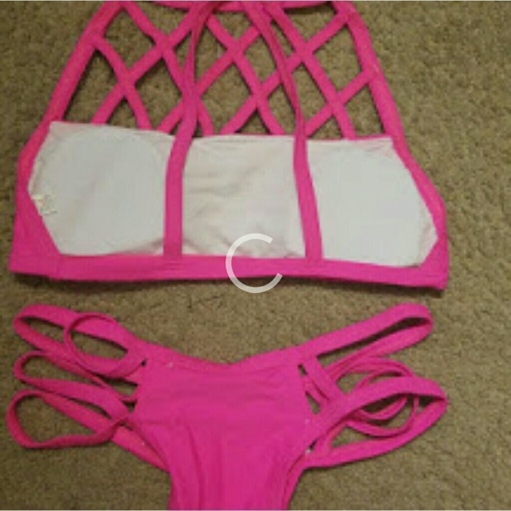 Two Piece Swimsuit Thong Set - Picture 3 of 4